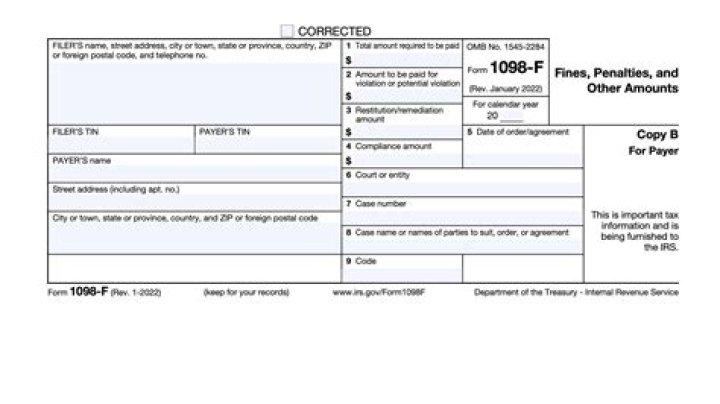What is US Form 1098?