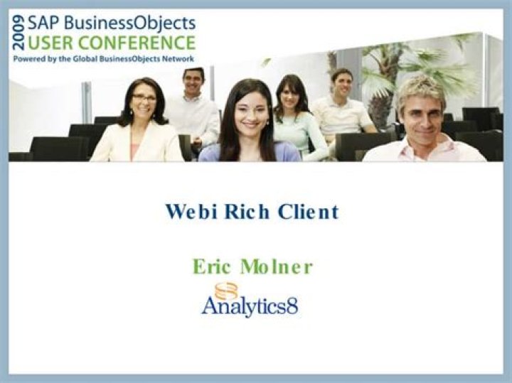What is Web Intelligence rich client?