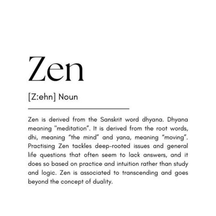 What is Zen in simple words?