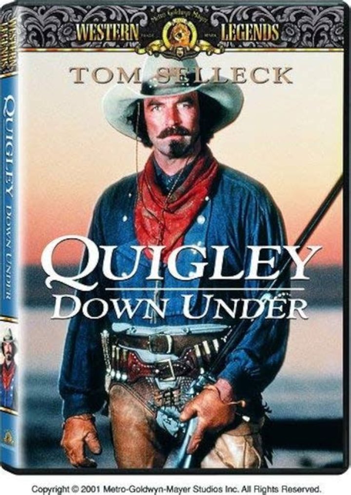 What kind of hat does Quigley Down Under wear?