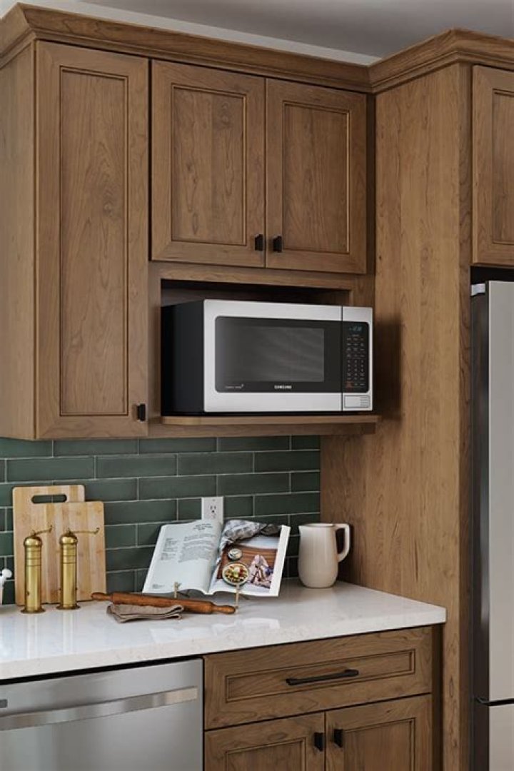 What microwaves can be built into a cabinet?