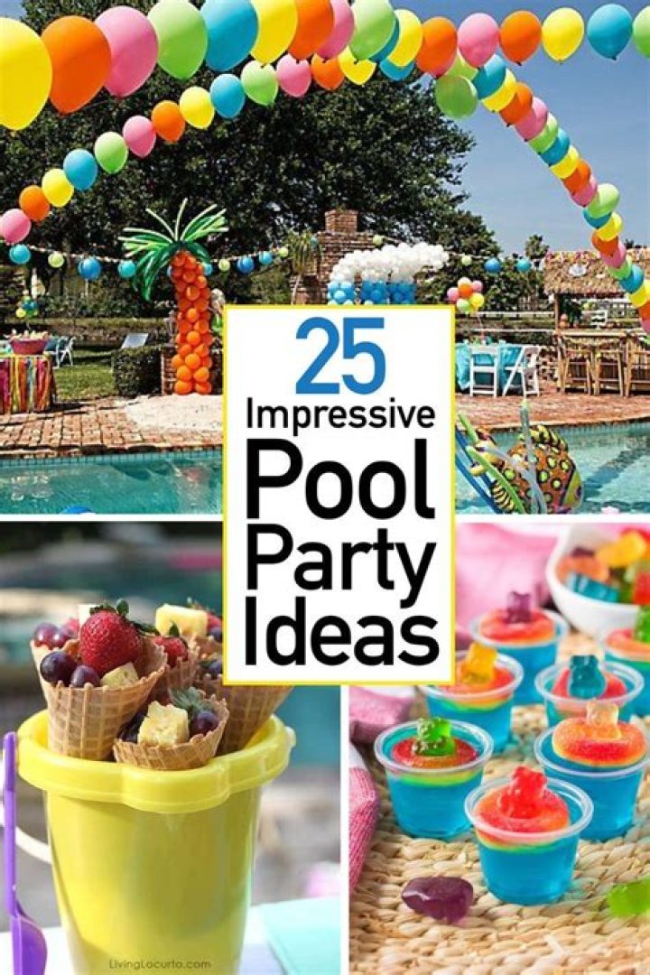 What should I serve at a pool party?