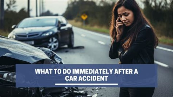 What should you do immediately after an accident?
