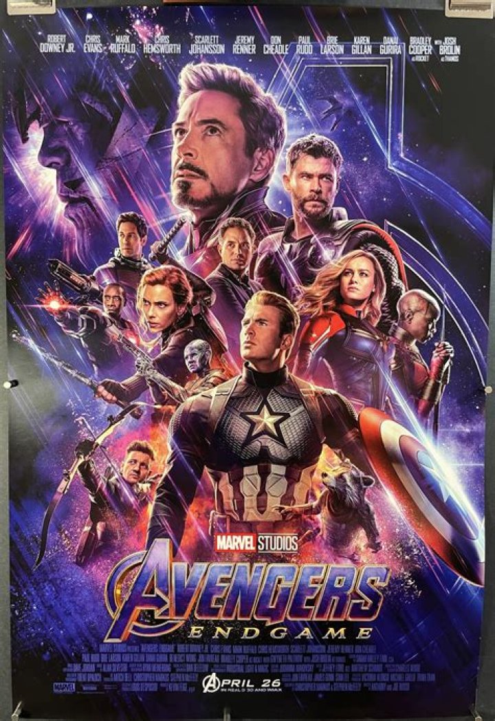 What size are the Avengers Endgame movie posters?