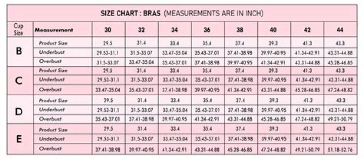 What size bra is 27 inches?