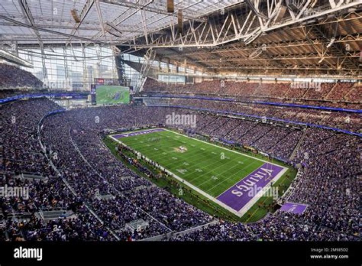 What street is the Vikings stadium on?