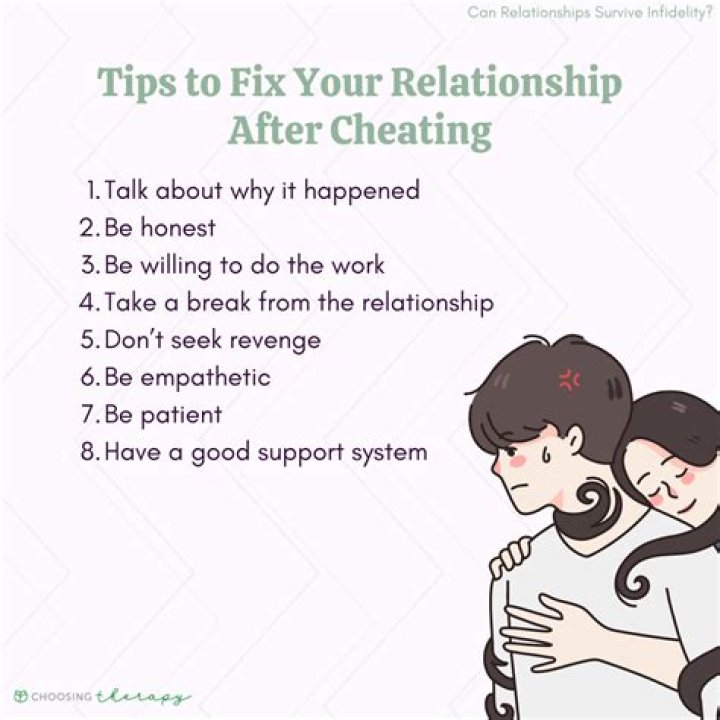 What to do if you cheated on someone?