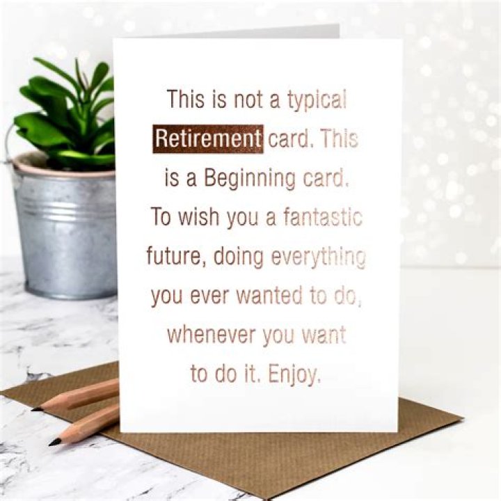 What to put on a leaving card?