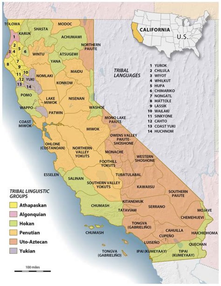 What tribal lands are in California?