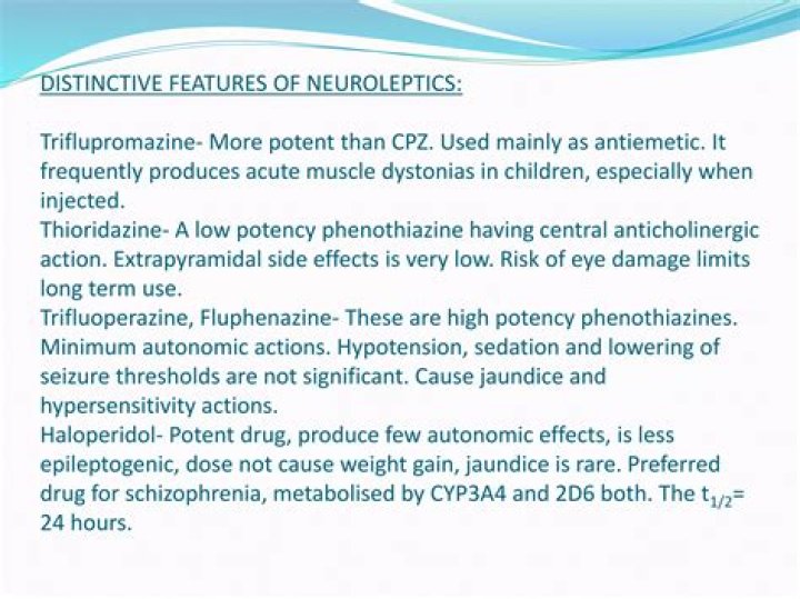 What trifluoperazine is used for?