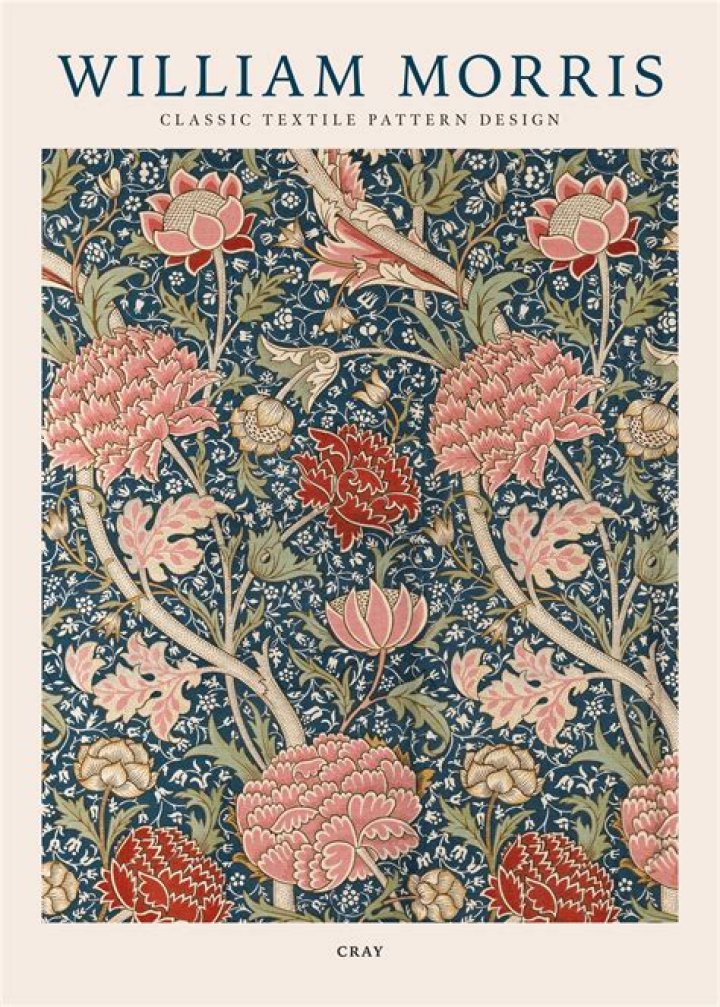 What type of art did William Morris create?
