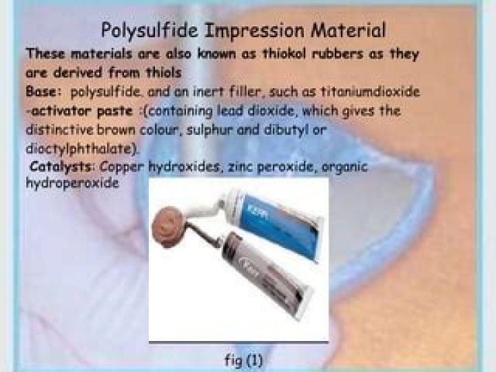 What type of impression material is polysulfide?