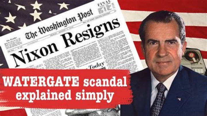 What was the Watergate scandal in simple terms?