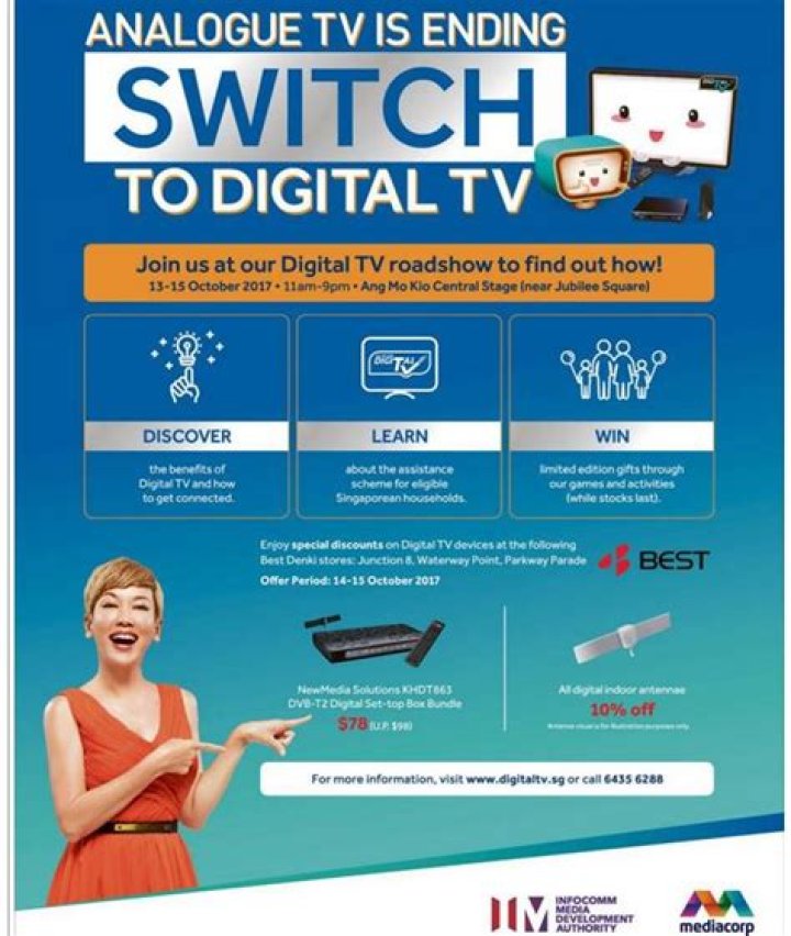 When did Kenya switch to digital TV?