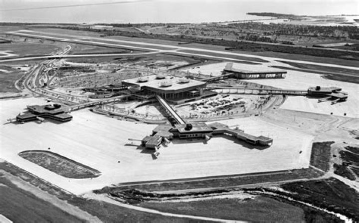 When was Teesside airport built?