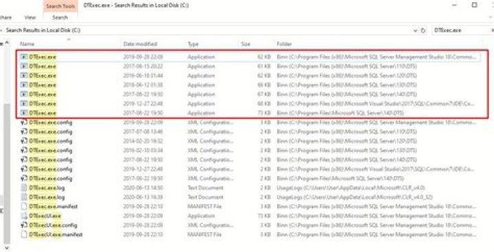 Where can I find Dtexec EXE?