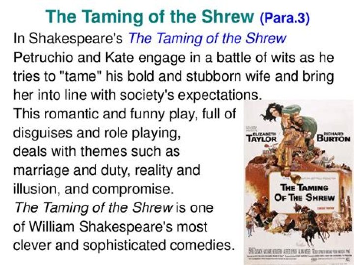 Where does the taming of the shrew take place?