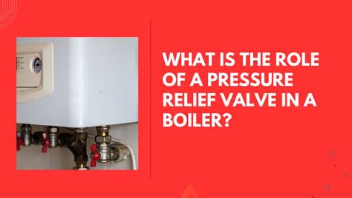 Where is boiler pressure relief valve?