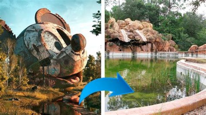 Where is the abandoned Disney water park?