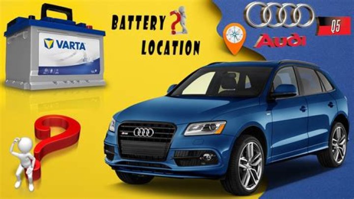 Where is the battery located in an Audi A6?