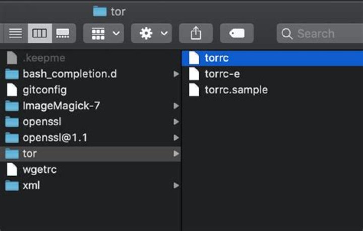 Where is the Torrc file?