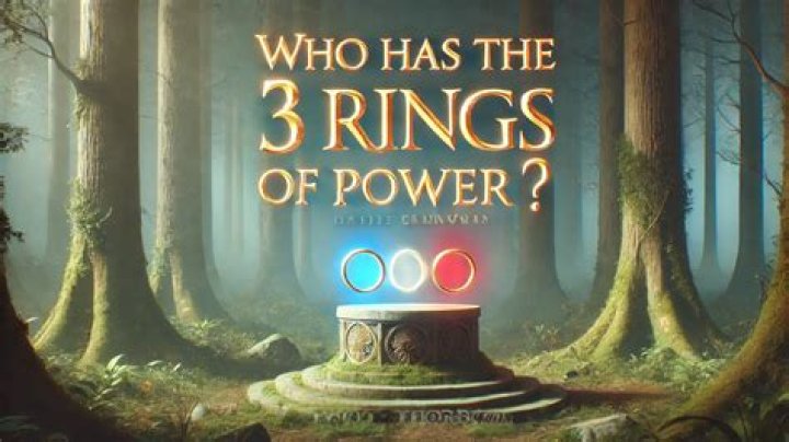 Who has the 3 Elven rings?