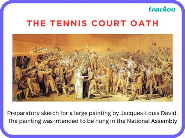 Who signed the Tennis Court Oath?