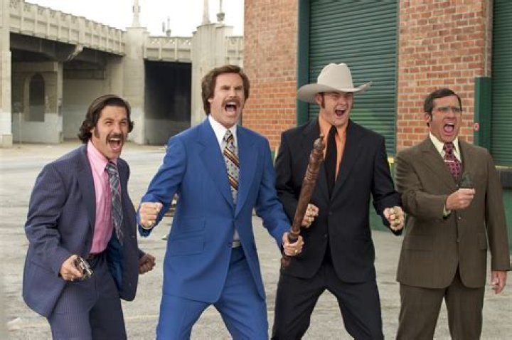 Who was in the fight scene in Anchorman 2?