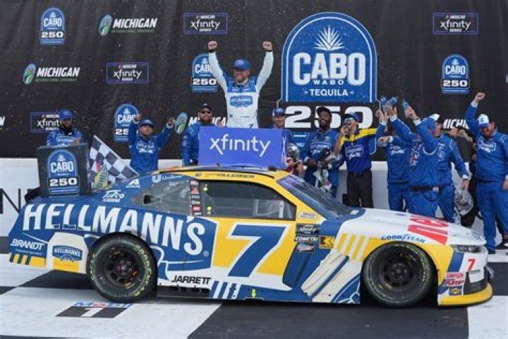 Who won the Xfinity race today in NASCAR?