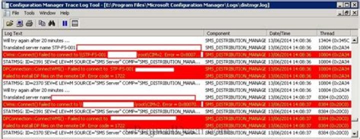 Why am I getting SCCM error code 16389?