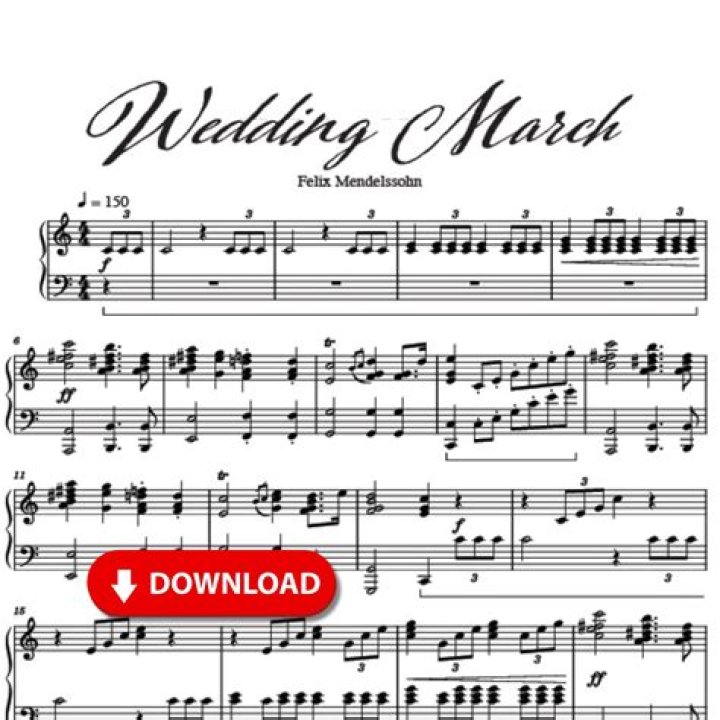 Why did Mendelssohn write the wedding march?