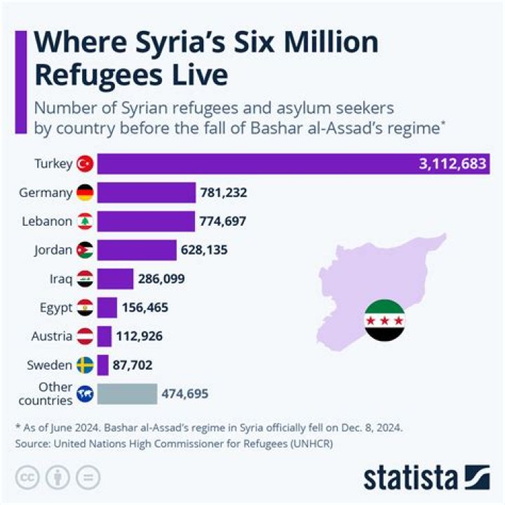 Why did Syrian refugees go to Germany?