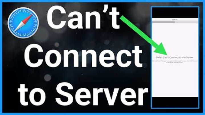 Why does my iPhone keep saying Cannot connect to server?
