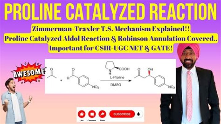 Why is proline a good catalyst?